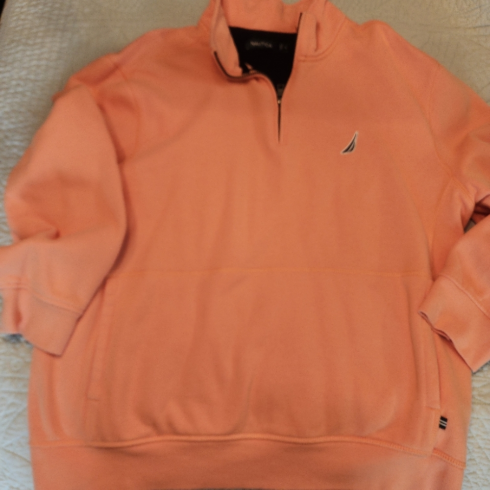 Nautica 1/4 zip sweatshirt with front pocket